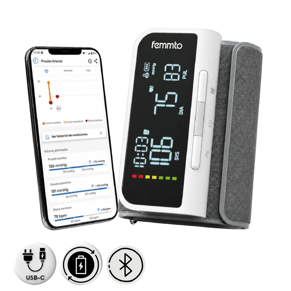 Tensiómetro Digital De Brazo Marca Femmto Modelo Pulse Pro